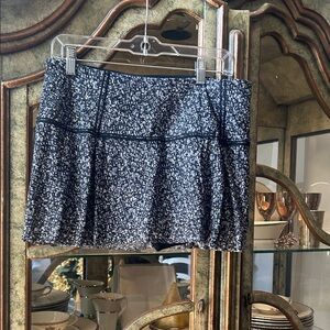 lululemon athletica Black and White Mini Skirt